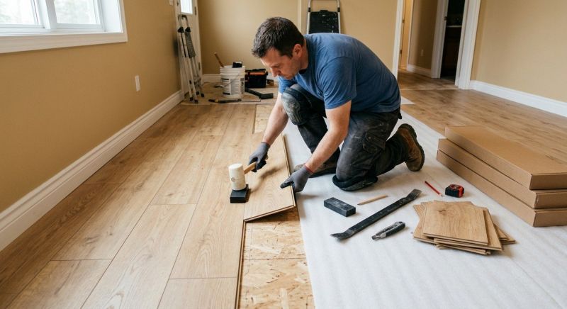 Laminate Floor Installation in Alto, MI
