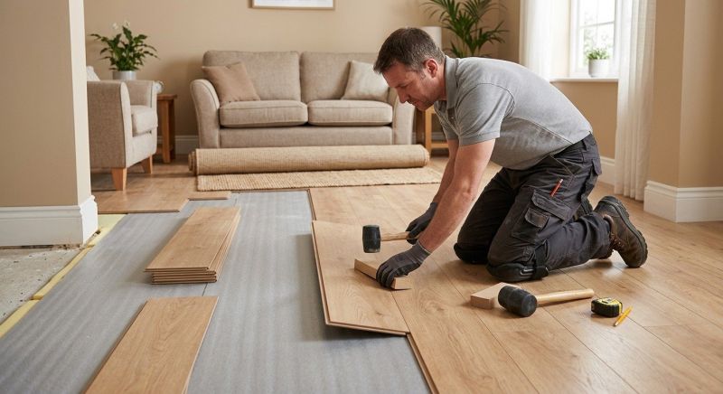 Laminate Floor Installation in Gowen, MI
