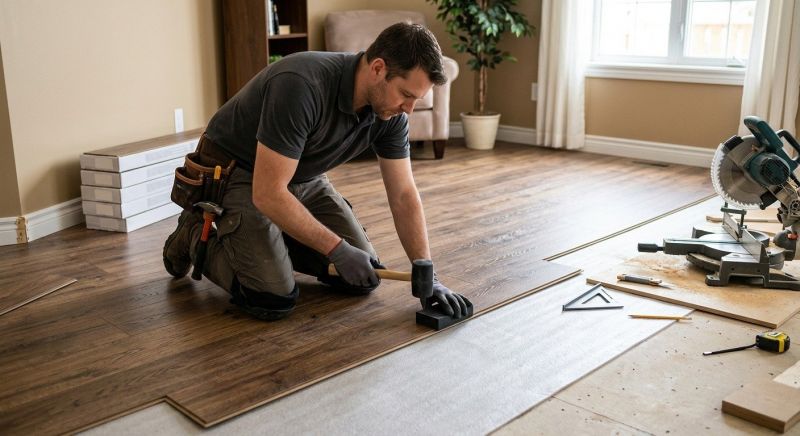 Laminate Floor Installation in Ionia County, MI