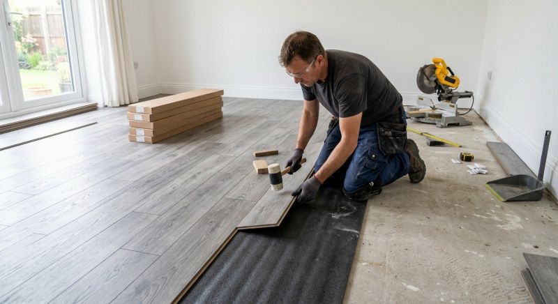 Laminate Floor Remodeling in Rockford, MI