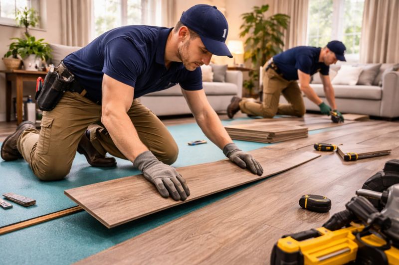 Laminate Floor Replacement in Alto, MI