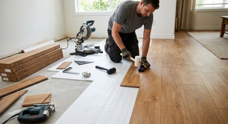 Laminate Floor Replacement in Caledonia, MI