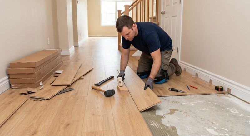 Laminate Floor Replacement in Grand Rapids, MI