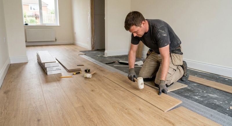 Linoleum Floor Installation in Caledonia, MI