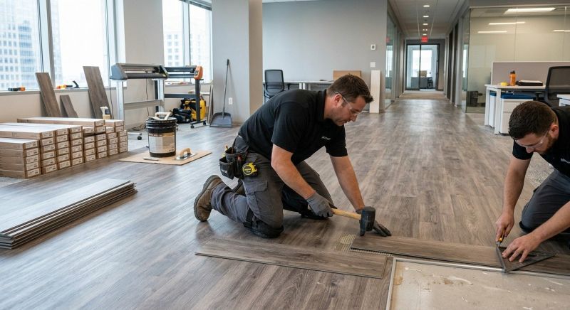 Linoleum Floor Installation in Cedar Springs, MI