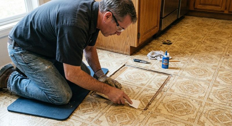 Linoleum Floor Installation in Howard City, MI