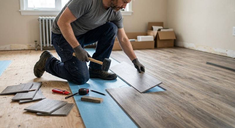 Linoleum Floor Installation in Rockford, MI
