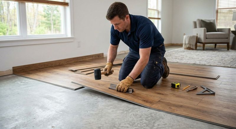 Luxury Vinyl Tile Installation in Wyoming, MI
