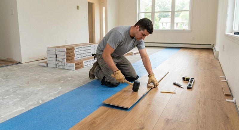 Lvt Flooring Installation in Lowell, MI