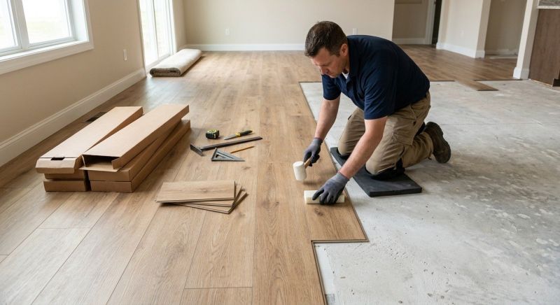 Lvt Flooring Installation in Saranac, MI