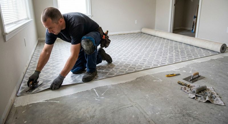 Sheet Flooring Installation in Saranac, MI