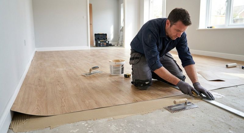 Sheet Vinyl Installation in Rockford, MI