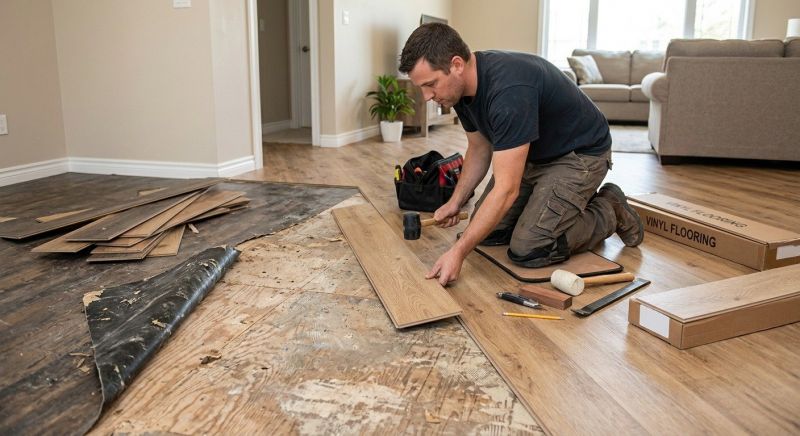 Vinyl Flooring Installation in Casnovia, MI