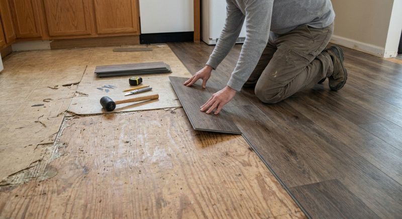 Vinyl Flooring Installation in Rockford, MI