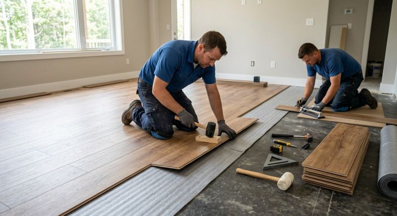 Vinyl Flooring Installation in Lowell, MI