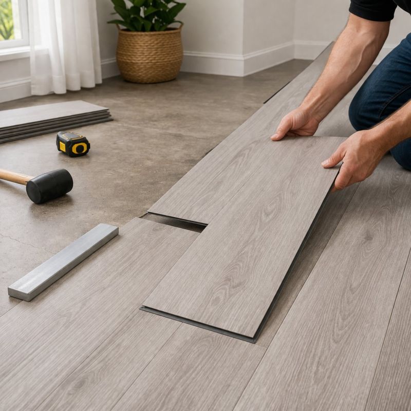 Vinyl Tile Replacement in Rockford, MI